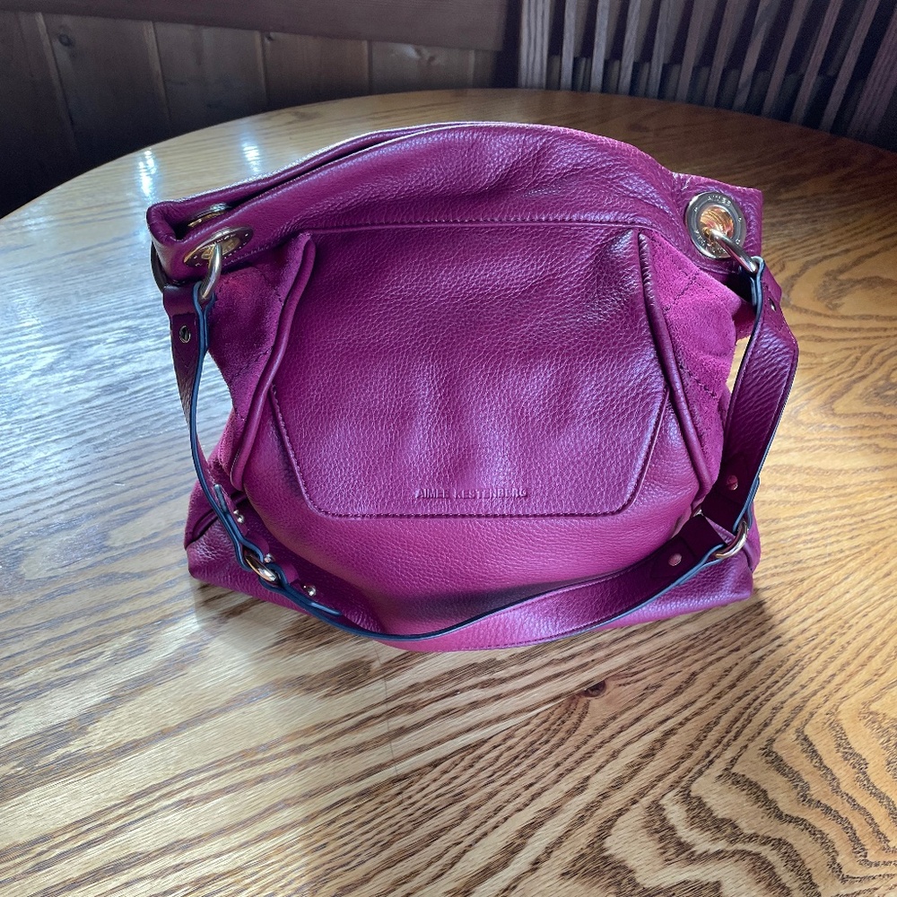 Aimee Kestenberg Raspberry/Red Shoulder Bag - NWOT